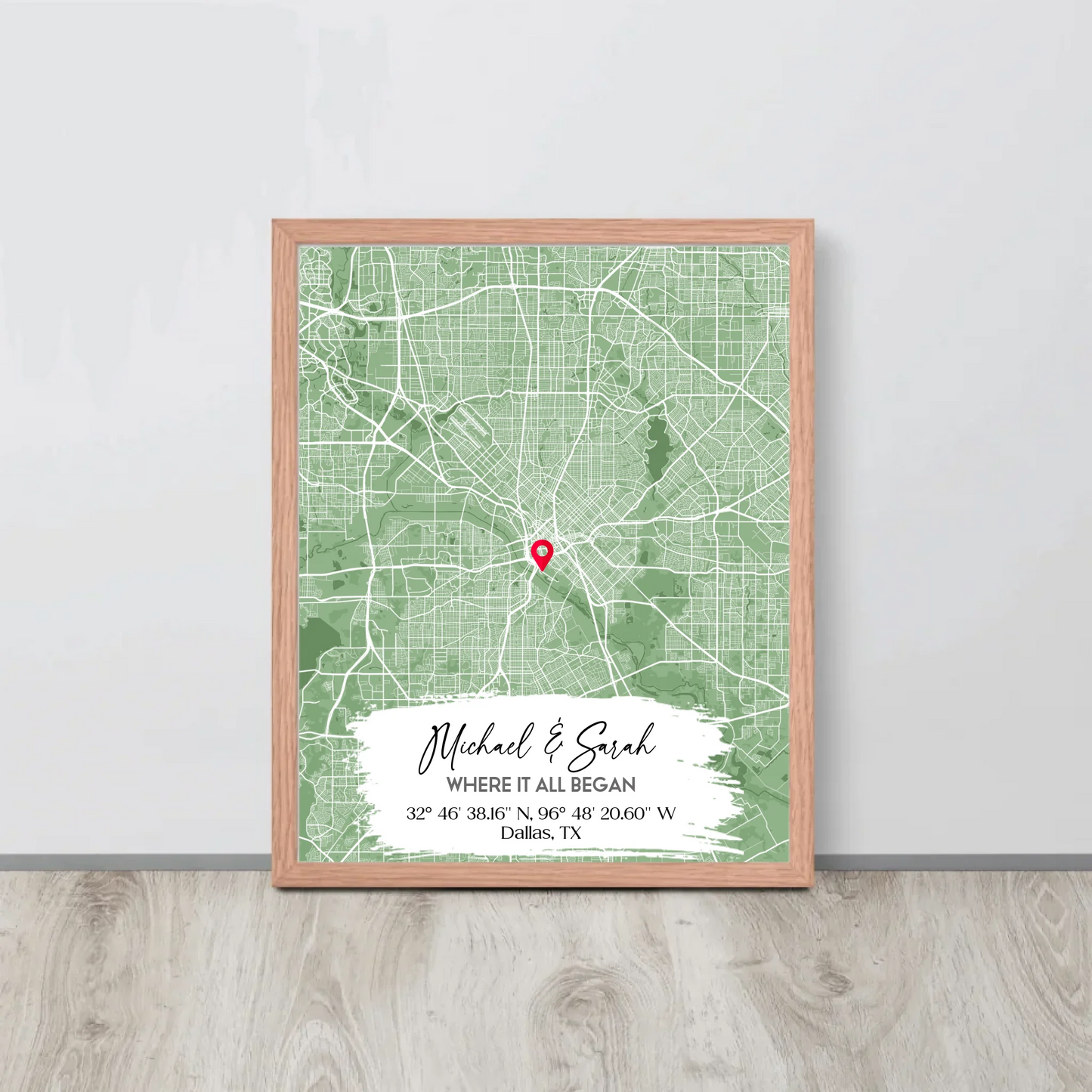 16x20 TRANSPARENT red oak