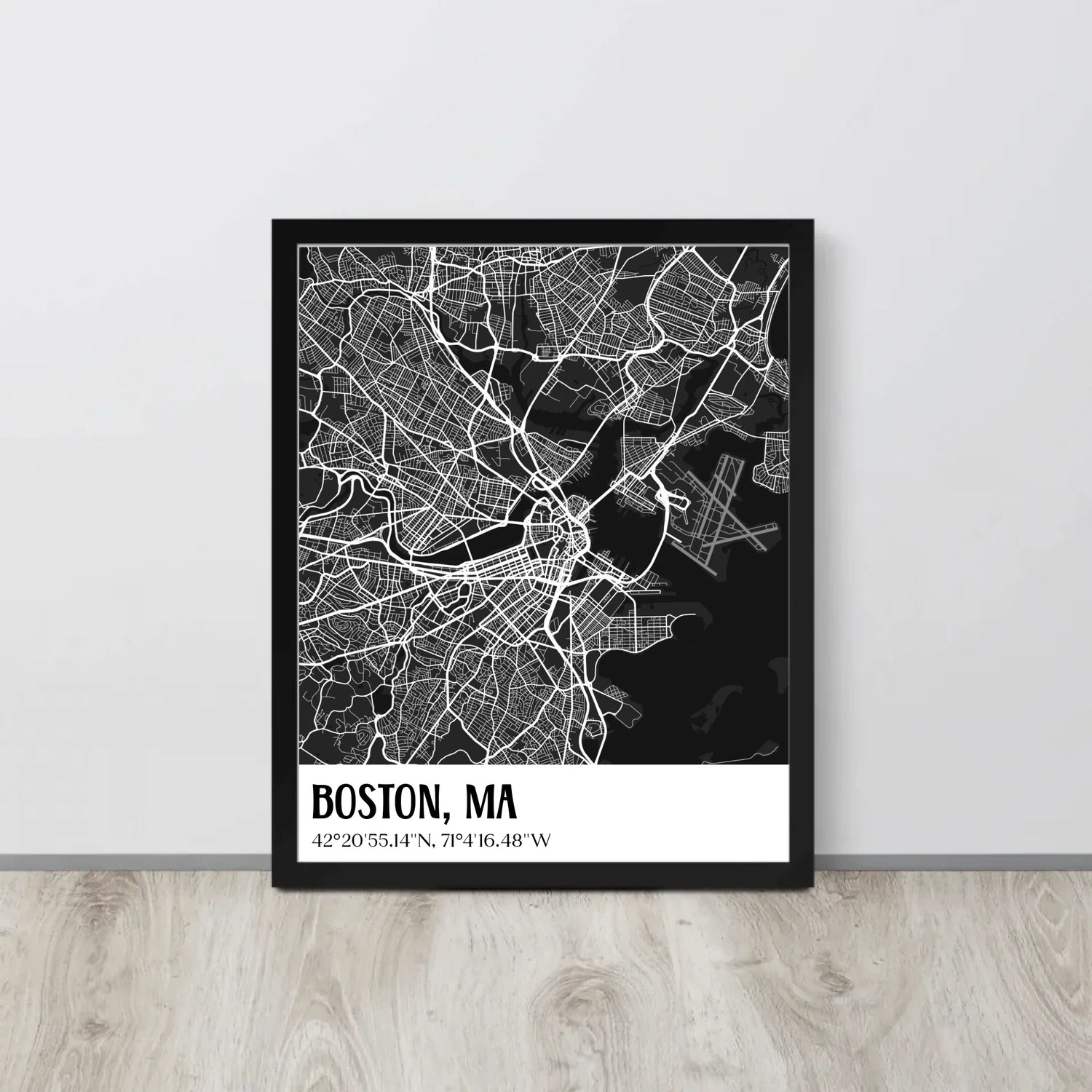 Free Printable Map of Boston