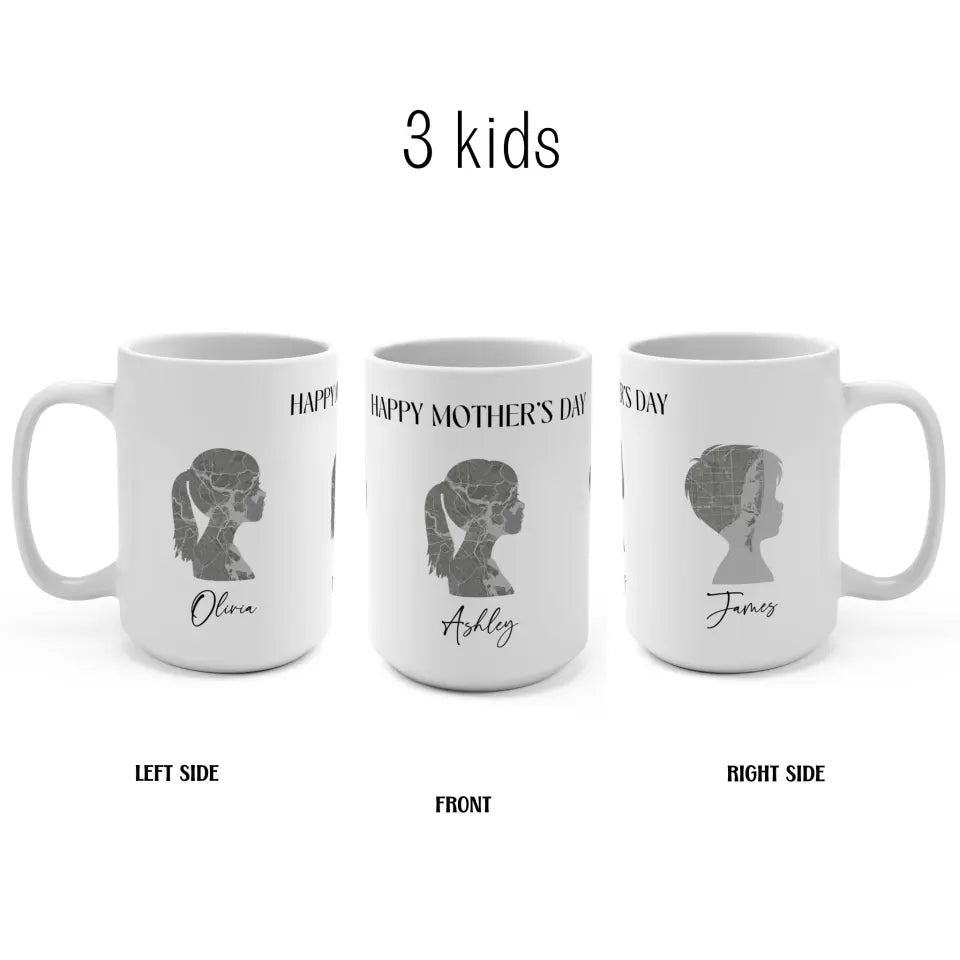 Personalized Mother's Day gift with kids names