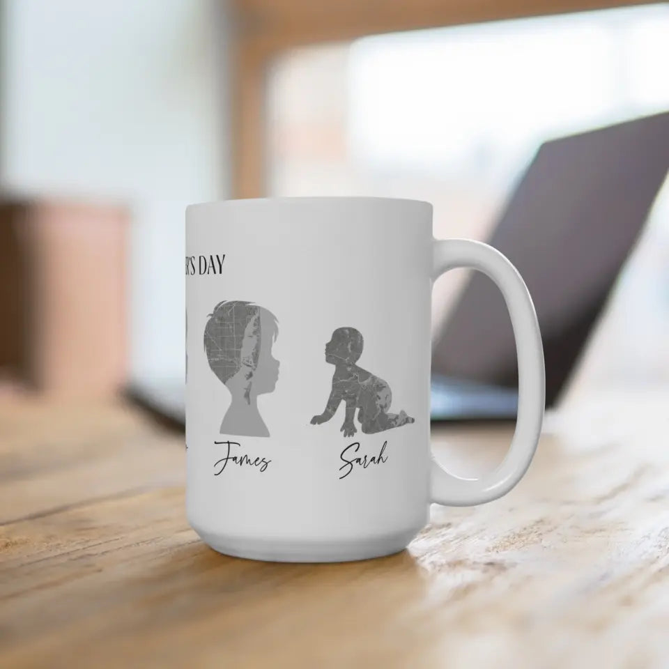 Personalized Mother's Day gift with kids names