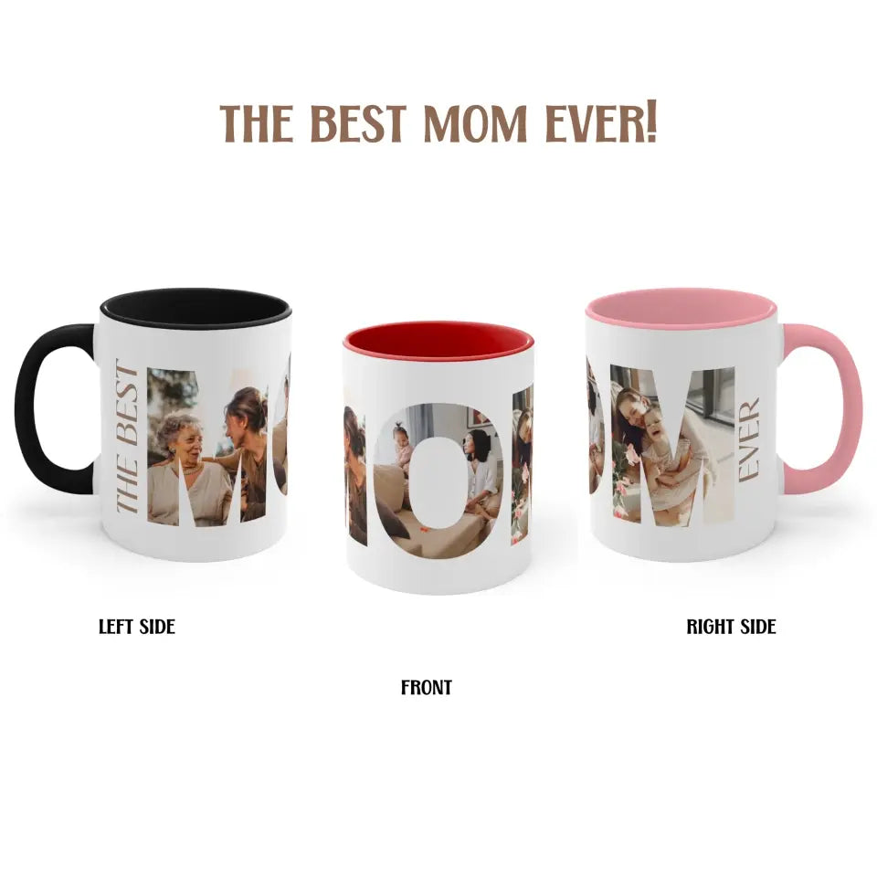 MOM photo collage mug