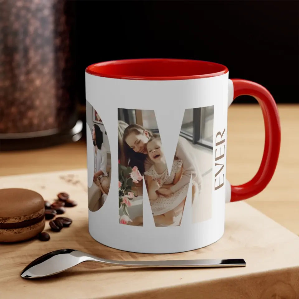 MOM photo collage mug