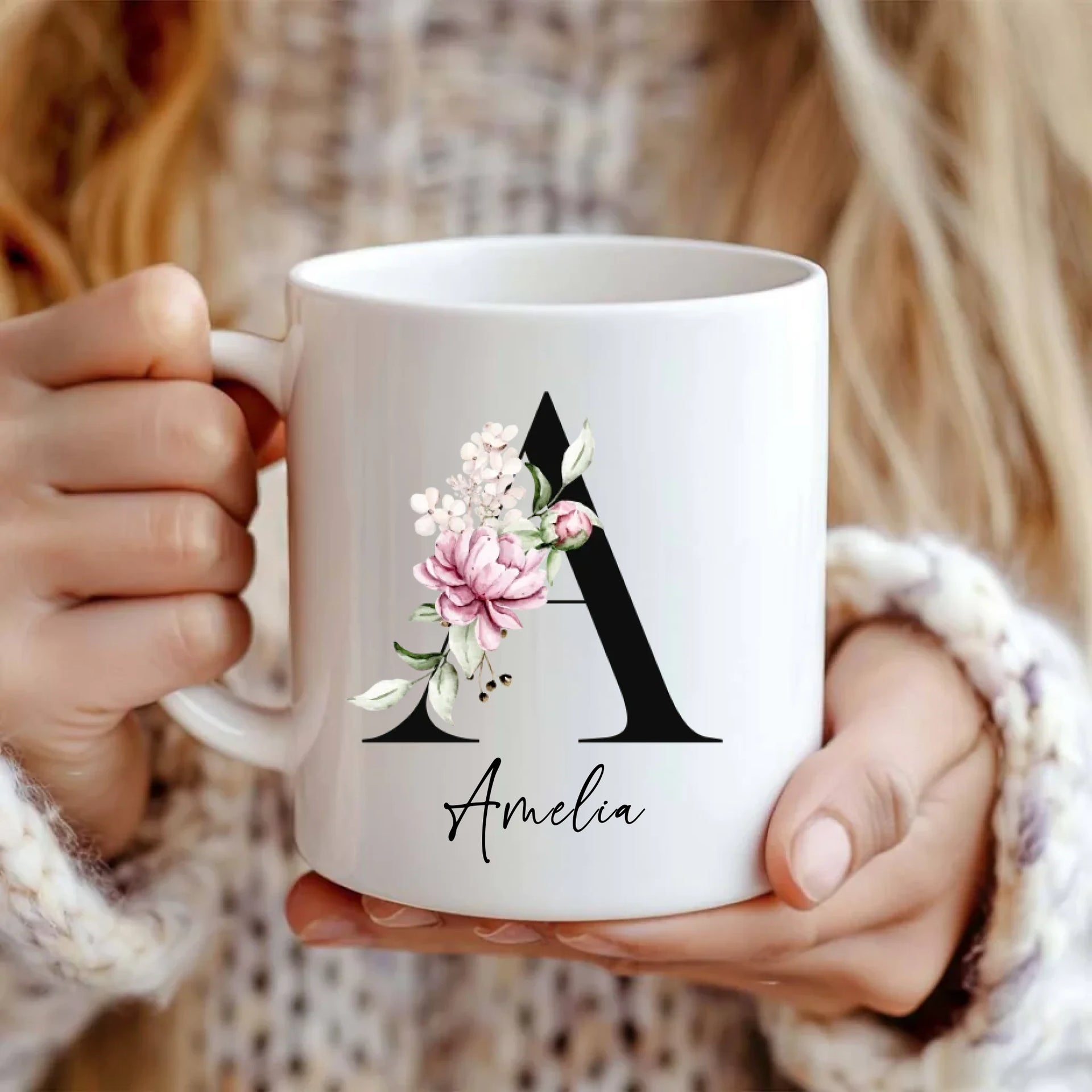 Design a Personalized Mug With Her Name