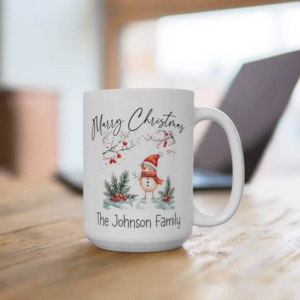 Family Christmas Mug 15 oz
