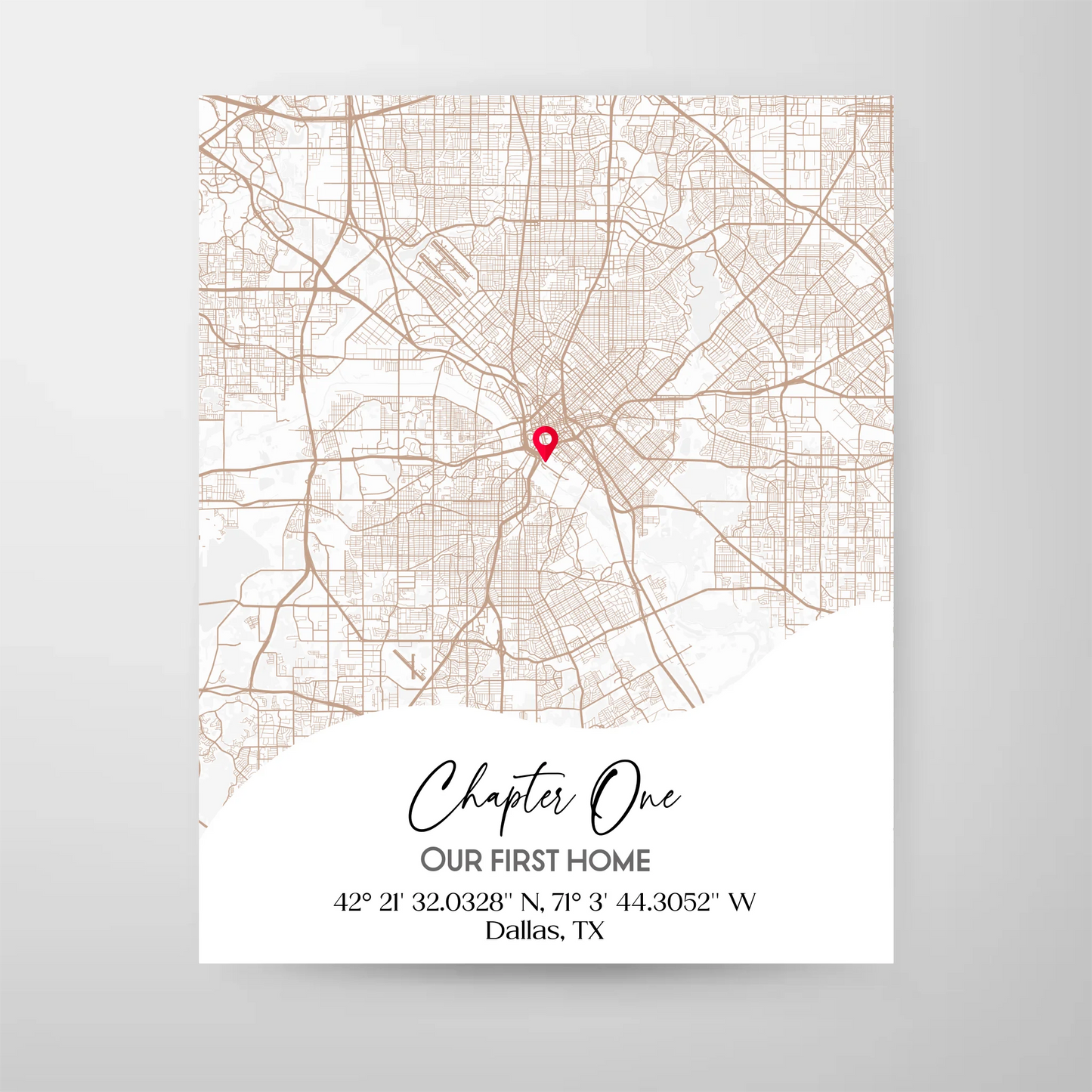 Our first home Poster-16″ x 20