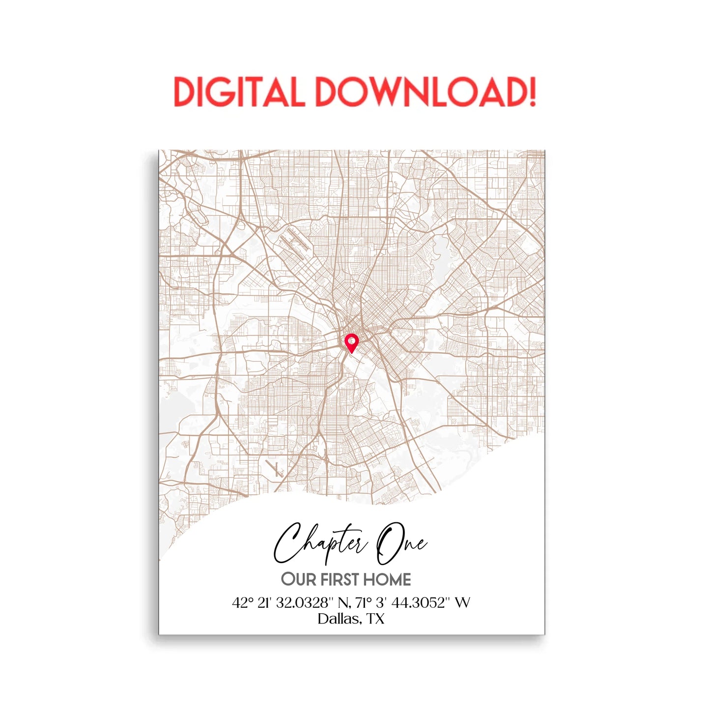 Our first home Digital download 